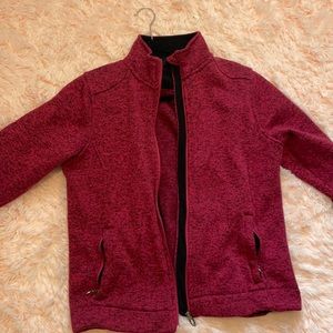 Warm pink fleece lined polar king jacket